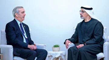 مباحثات رسمية.. خالد بن محمد يبحث تعزيز التعاون مع رئيسي الدومينيكان ومونتينيغرو